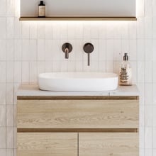Lorenzo 505mm Ceramic Semi-Inset Basin